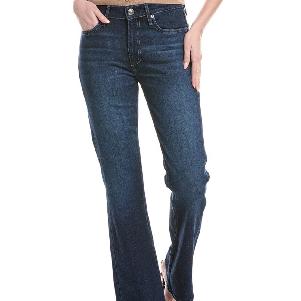 rag & bone Women's Dark Blue Boot Cut Jeans